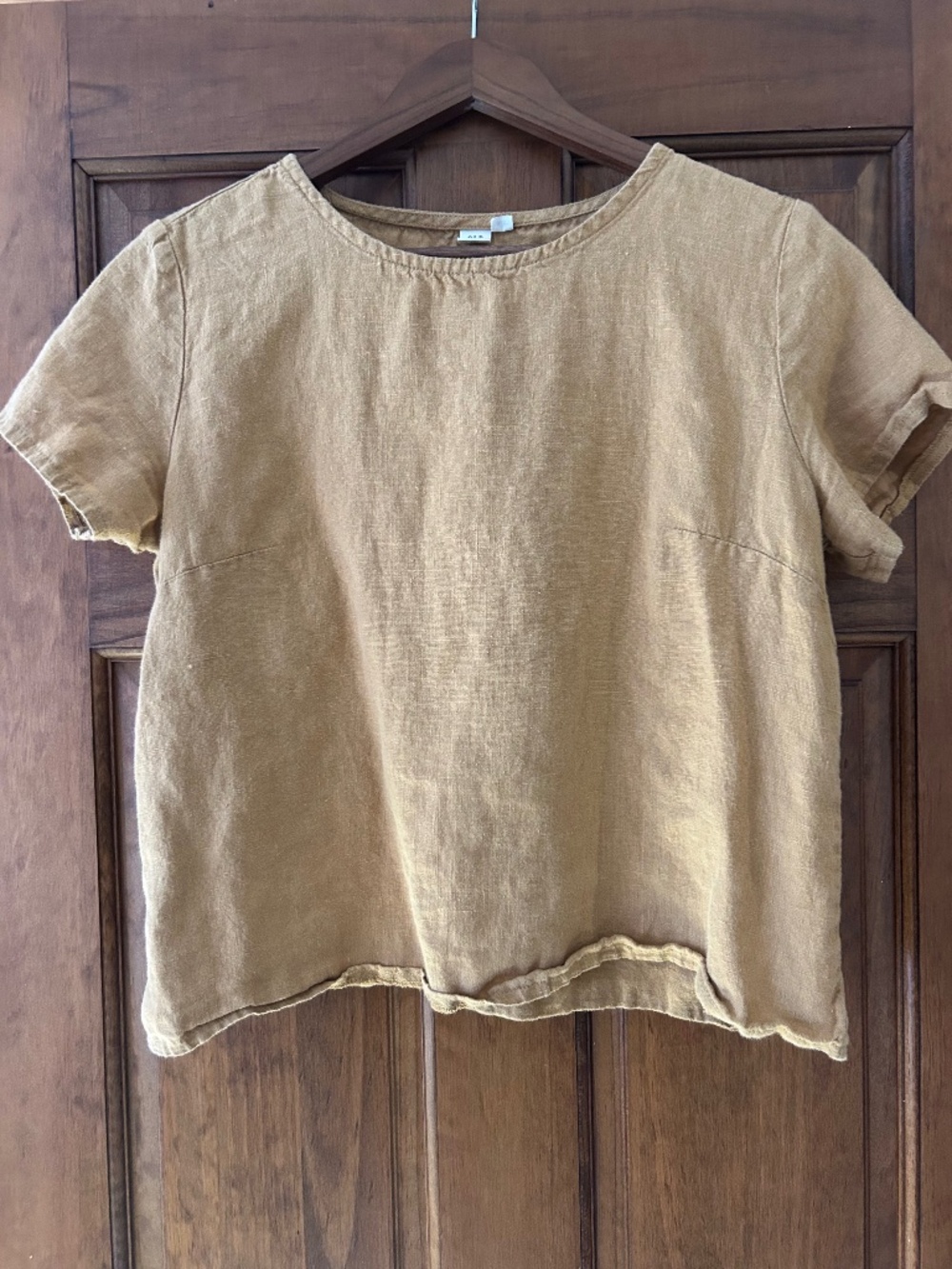 Linen Boxy T
